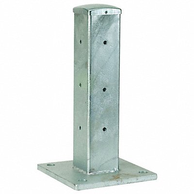 Guard Rail Post Single High Corner L 4In MPN:5JEX5