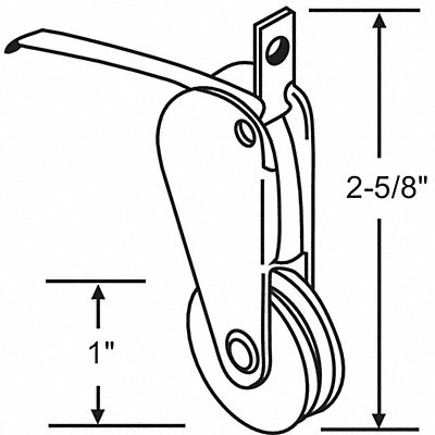 Roller Assembly Steel Plated MPN:10-312