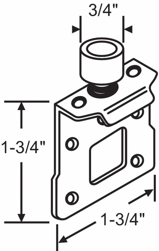 Roller Bracket Steel Plated MPN:2-67