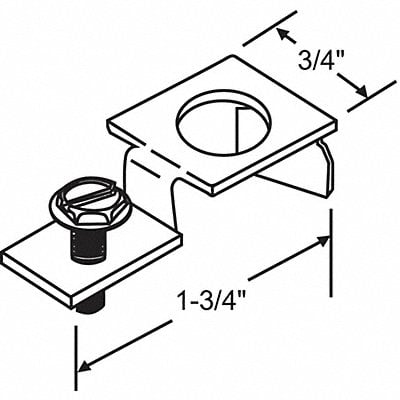 Pivot Bracket Steel Plated MPN:7-226-5