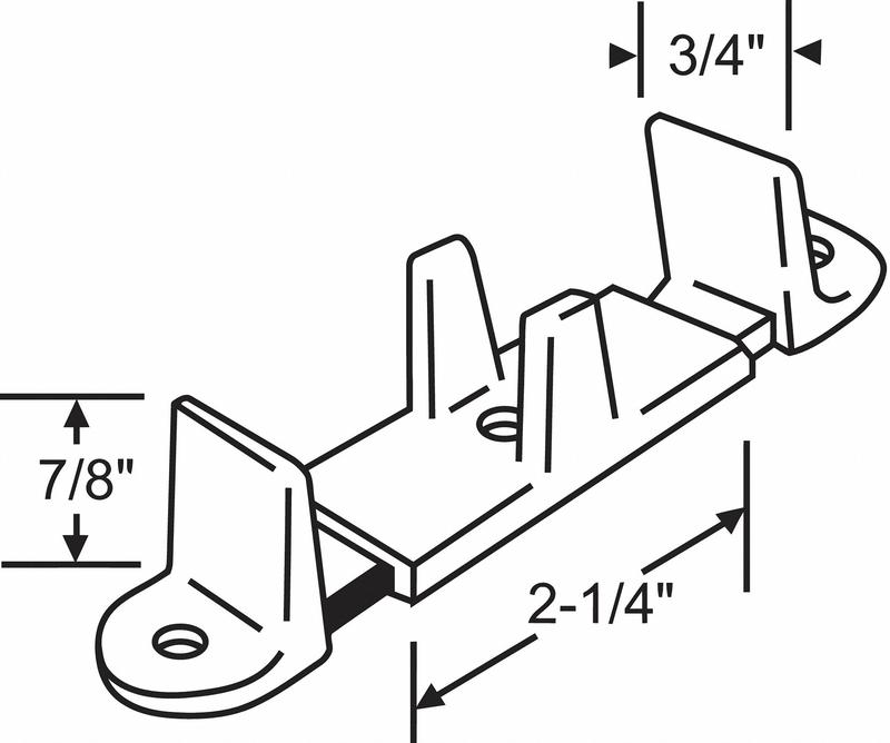 Floor Guide Nylon Unfinished PK2 MPN:8-294-2