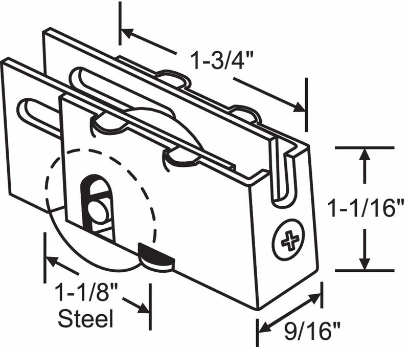 Roller Assembly Steel Plated MPN:9-273