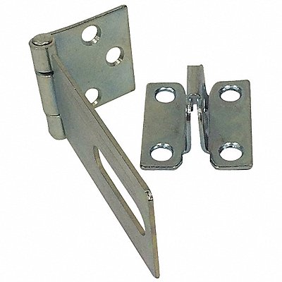 Fixed Staple Hasp Zinc Plated 1-1/2inL MPN:39DZ92