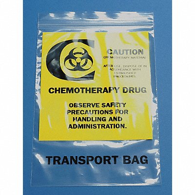 Chemo Waste Bags 1/2 gal Clear PK1000 MPN:3CUF4