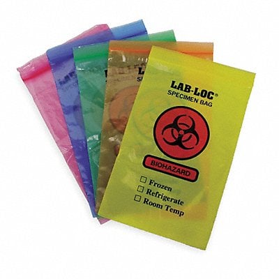 Biohazard Bags 1/2 gal Assorted PK1000 MPN:LAB20609AS