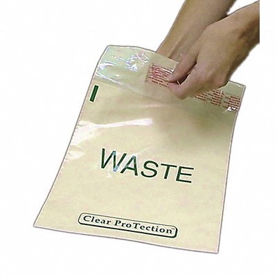 Hangable Trash Bags 1/2 gal White PK100 MPN:MBWB142325