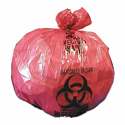 Biohazard Bags 10 gal Red PK500 MPN:RIWB142700