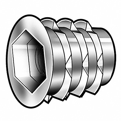 Thread Insert Hex M6x1.0 PK1000 MPN:4KXT4