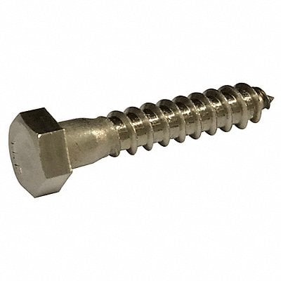 Hex Lag Screw 1/4 18-8SS 2.5 L PK650 MPN:27AL1/4X2-1/2