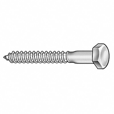 Hex Lag Screw 1/4 18-8SS 1.25 L PK1300 MPN:B51900.025.0125