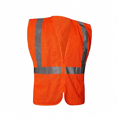 Class 2 Orange Zipper Mesh Non-Contr MPN:786F42