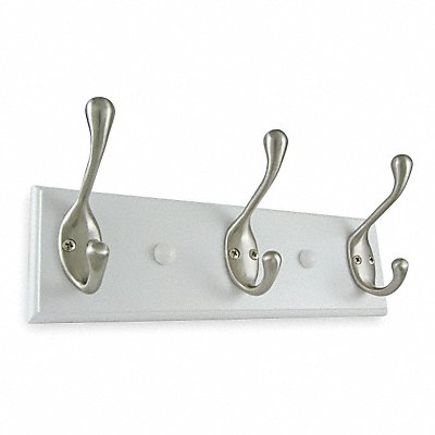 Double Point Hook Satin Nickel MPN:1XNH9