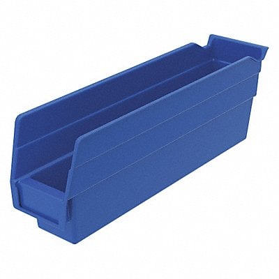 Shelf Bin Blue Indstr Grd Poly 4 in MPN:30110BLUEBLANK