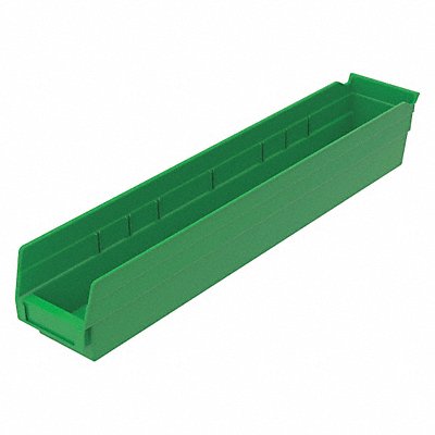 Shelf Bin Green Indstr Grd Poly 4 in MPN:30124GREENBLANK