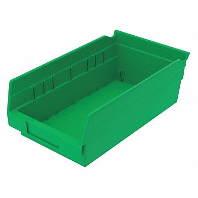 Shelf Bin Green Indstr Grd Poly 4 in MPN:30130GREENBLANK