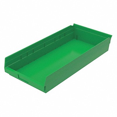 Shelf Bin Green Indstr Grd Poly 4 in MPN:30174GREENBLANK