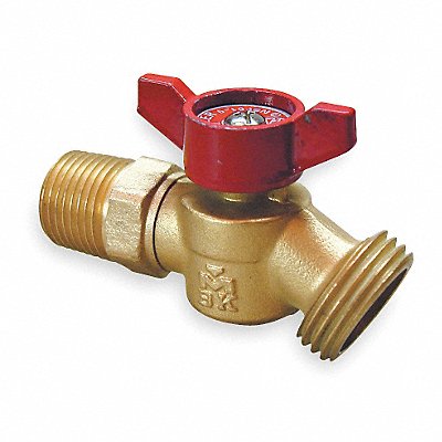 Hose Bibb Quarter Turn No Kink 1/2 In M MPN:102-353HN