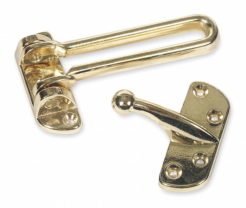 Door Guard Swinging Bar Polished Brass MPN:1HEX1