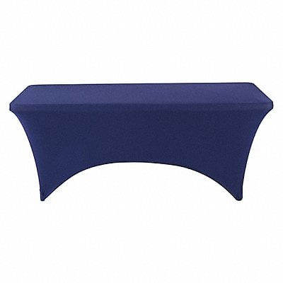 Stretch Fitted Table Cover Blue 30 in L MPN:16526