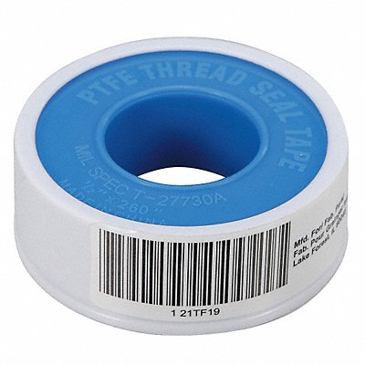 Thread Sealant Tape 1/2 W White MPN:21TF19