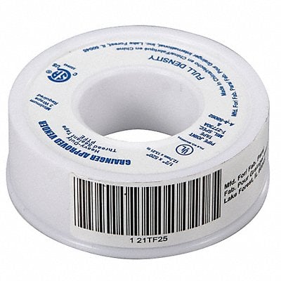 Thread Sealant Tape 1/2 W White MPN:21TF25