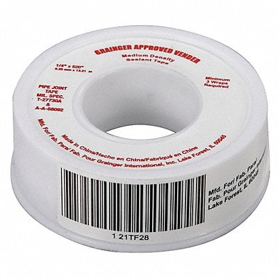 Thread Sealant Tape 1/4 W White MPN:21TF28