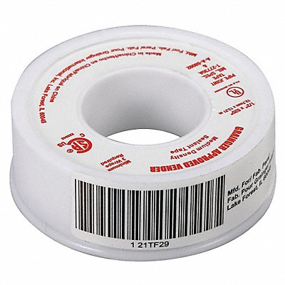 Thread Sealant Tape 1/2 W White MPN:21TF29