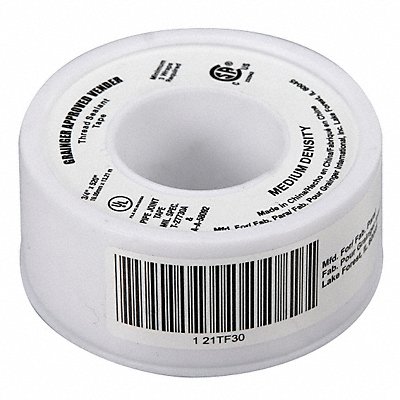 Thread Sealant Tape 3/4 W White MPN:21TF30