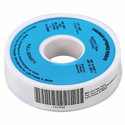 Thread Sealant Tape 1/2 W Yellow MPN:21TF42