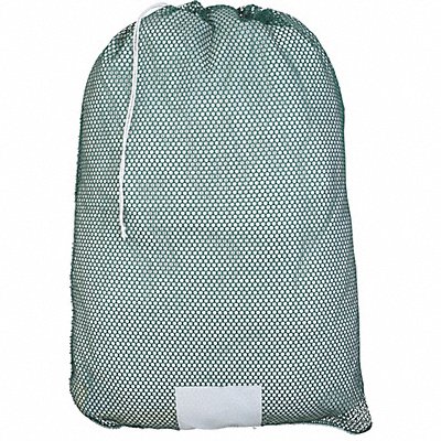 Mesh Laundry Bag Green Drawcord PK12 MPN:MP245525