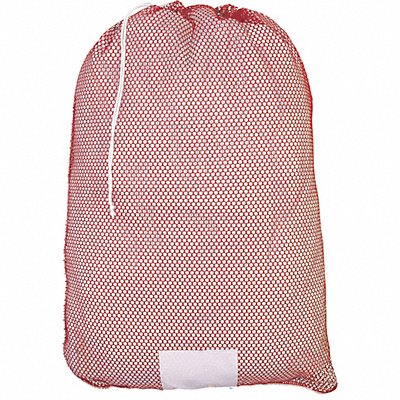 Mesh Laundry Bag Red Drawcord PK12 MPN:MP245557