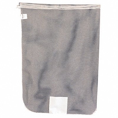 Mesh Laundry Bag White Drawcord PK12 MPN:NP245465