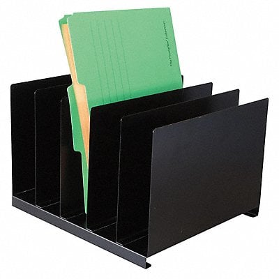 Desk Organizer Letter 5 Compartments Blk MPN:1AYE6