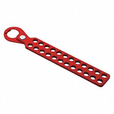 Lockout Hasp Red 10-1/4 L Steel MPN:45MZ53