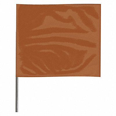 Marking Flag 21  Brown PVC PK100 MPN:2321BRN-200