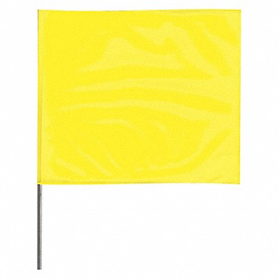 Marking Flag 21  Glo Yellow PVC PK100 MPN:2321YG-200