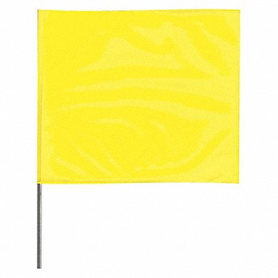 Marking Flag 30  Glo Yellow PVC PK100 MPN:2330YG-200