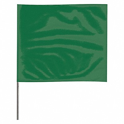 Marking Flag 18 Green PVC PK100 MPN:4518G-200