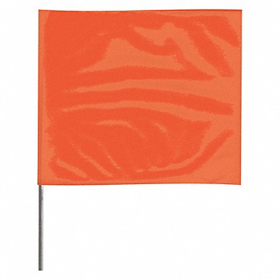 Marking Flag 18  Glo Orange PVC PK100 MPN:4518OG-200