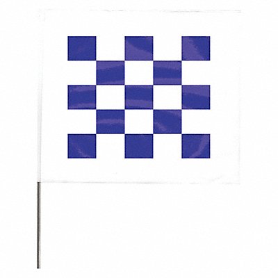 Marking Flag 30  Blue/White PVC PK100 MPN:4530WDB28544-200