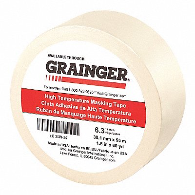 Masking Tape 1 1/2 W 60 yd L Tan MPN:20PH97