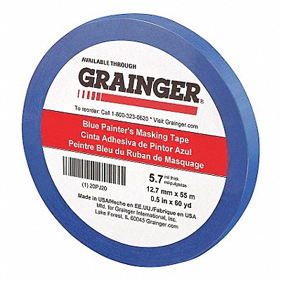 Painters Masking Tape 1/2 W 60yd L Blue MPN:20PJ20