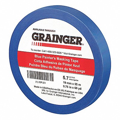 Painters Masking Tape 3/4 W 60yd L Blue MPN:20PJ21