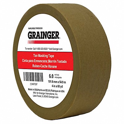 Masking Tape 4 W 60 yd L Tan MPN:TC97-4