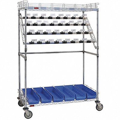 Catheter Storage Cart 60x68 2 Shelves MPN:CPC60B