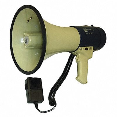 Megaphone Dia 9 In Range 1 Mile MPN:3YMN1