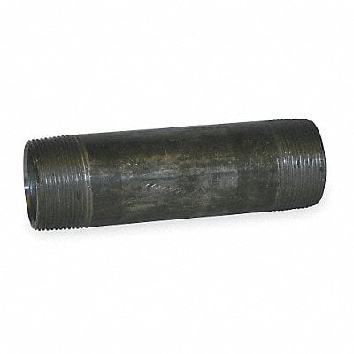 Black Pipe Nipple Threaded 1x2-1/2 In MPN:1LMJ4