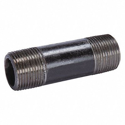 Black Pipe Nipple Threaded 1/2x1-1/2 In MPN:40401GR