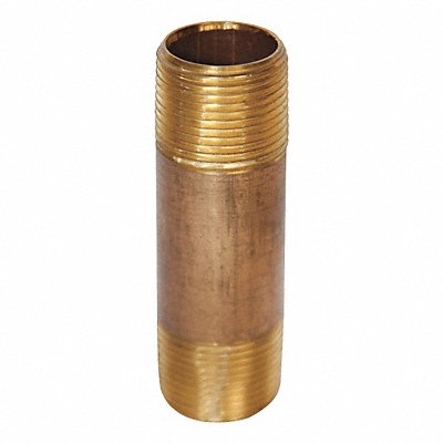 Nipple Red Brass 1/2 x 7 In MPN:463-070GR