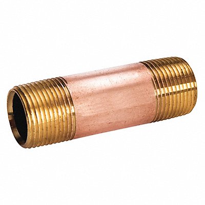 Nipple 1 x 1 1/2 In L Red Brass MPN:465-015BSNPGR